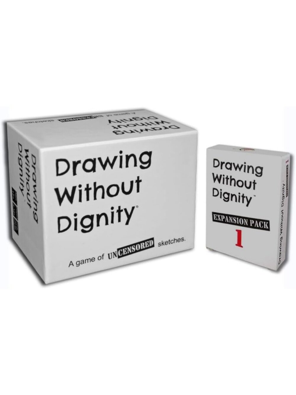 Funny Adult Party Game Combo Pack - Twisted Drawing Game + Expansion Set